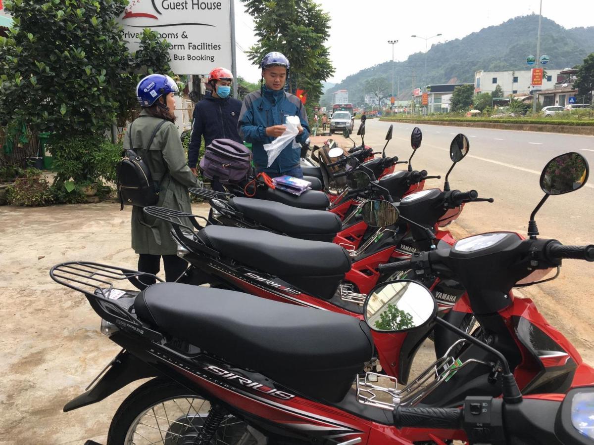Hg Hostel Provide Tours & Motorbikes Ha Giang Exteriör bild
